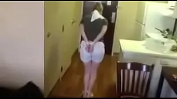 تشغيل هواة فرنك بلجيكي قيدوا فتاة القفزات حولها