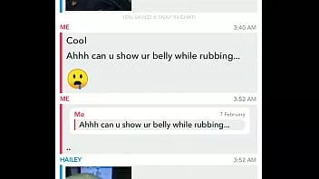 Reproducir Conocí a una chica caliente en Snap y ella me envía desnudos.