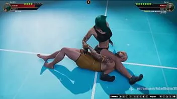 Reproducir Marilith vs aaron (luchador desnudo 3d)