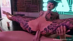Riproduci Cyberpunk 3D: MILF tettone in azione sessuale cruda ed esplicita