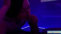 play Petite Brunette de 18 años Lisa Takami en intensa mamada POV porno