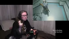 Abspielen Big Ass brenette Streifen beim Spielen von Resident Evil 2